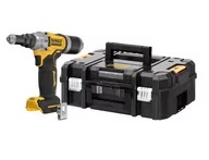 Nitownice - DeWalt DCF414NT-XJ akumulatorowa nitownica 18V XR 3/16", 15/64", 1/4" bez akumulatorów i ładowarki w walizce TSTAK - miniaturka - grafika 1