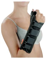 Ortezy, stabilizatory i opaski elastyczne - Długa orteza nadgarstka z ujęciem kciuka - dobra stabilizacja, otwarta konstrukcja, wygodne zapięcie na pasy Velcro&#x00AE; - Orthoservice (PolFIT 22) - miniaturka - grafika 1