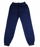 Spodnie męskie - PROSTO DENIM JOGGER PAZY GRANATOWE S - miniaturka - grafika 1