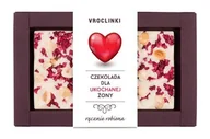 Czekolada - Czekolada Biała Z Malinami I Orzechami Laskowymi Dla Ukochanej Żony - miniaturka - grafika 1