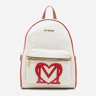 Plecaki - Plecak damski LOVE MOSCHINO LMJC4060PP1GLH1-10A Beżowy (8059965779225) - miniaturka - grafika 1