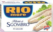 Konserwy i dania rybne - Filety z makreli naturalne Filetti di Sgombro 125g - Rio Mare - miniaturka - grafika 1