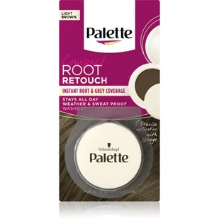 Schwarzkopf Palette Compact Root Retouch korektor do odrostów i siwych włosów z pudrowym efektem odcień Light Brown 3 g - Farby do włosów i szampony koloryzujące - miniaturka - grafika 1