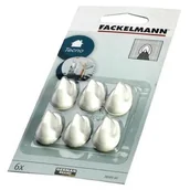 Wieszaki i stojaki - Fackelmann Allround haki samoprzylepna, 6 sztuki, plastik 20501 - miniaturka - grafika 1