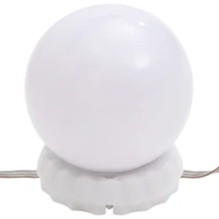 Lumarko Toaletka z LED, brązowy dąb, 86,5x35x136 cm - Toaletki - miniaturka - grafika 8