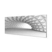 Tablice i flipcharty - Szklany panel kuchenny Tunel w stożki 3d 125x50 cm - miniaturka - grafika 1