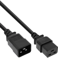 Kable komputerowe i do monitorów - InLine 16641K kabel zasilające Czarny 0,75 m C20 panel C19 panel 16641K - miniaturka - grafika 1