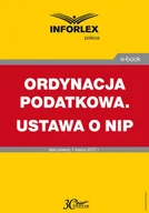 E-booki - prawo - Ordynacja podatkowa. Ustawa o NIP - miniaturka - grafika 1