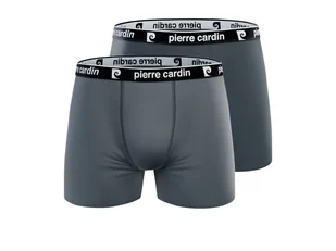 Pierre Cardin Bokserki męskie z bawełną, 2 pary (Antracytowy/jasnoszary, L) - Majtki męskie - miniaturka - grafika 1