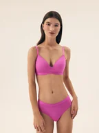 Biustonosze - Biustonosz push-up Lellow Bloovii różowy 65B - miniaturka - grafika 1