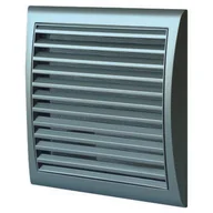 Kratki wentylacyjne - Kratka 150 x 150 mm z siatką srebrna - miniaturka - grafika 1