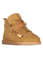 Botki damskie - Geographical Norway Botki zimowe "Olasneige" w kolorze jasnobrązowym - miniaturka - grafika 1