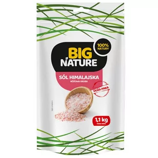 Big Nature Sól himalajska różowa gruba 1.1 kg - Sól - miniaturka - grafika 1