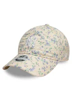 Czapki damskie - New Era Czapka z daszkiem New York Yankees Floral Quilt 9Twenty 60595367 Beżowy - miniaturka - grafika 1