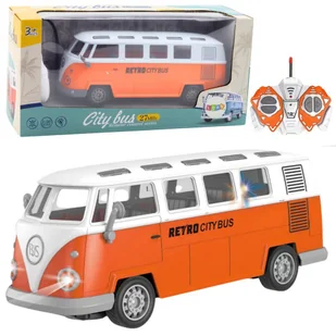 Autobus Retro City Bus Zdalnie Sterowany RC Światła 1:30 - Zabawki zdalnie sterowane - miniaturka - grafika 1