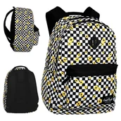 Plecaki szkolne i tornistry - Coolpack Scout Plecak Szkolny Młodzieżowy 2-komorowy 27L. Chess Flow - miniaturka - grafika 1