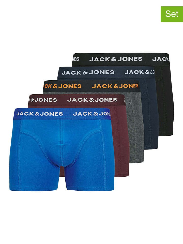 Jack & Jones Bokserki (5 par) w różnych kolorach