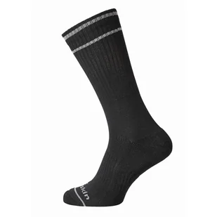 Długie skarpety Jack Wolfskin CORE LIFESTYLE SOCK CL C black - 38-40 - Skarpetki męskie - miniaturka - grafika 1