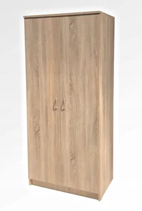 Szafa ubraniowa z drążkiem 80 cm 2DD - Szafy - miniaturka - grafika 1