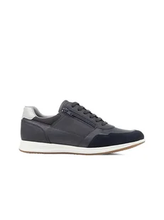 Geox Sneakersy "Avery" w kolorze antracytowym - Trampki męskie - miniaturka - grafika 1