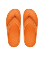 Klapki i japonki damskie - Tommy Hilfiger Japonki FW0FW09200 Pomarańczowy - miniaturka - grafika 1