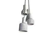 Lampy sufitowe - Azzardo Oświetlenie Lampa z betonu Karina 4 (CPL-13007) - miniaturka - grafika 1