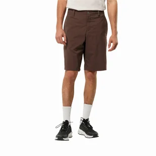 Krótkie spodenki męskie Jack Wolfskin DESERT SHORTS M dark mahogany - 46 - Spodenki męskie - miniaturka - grafika 1