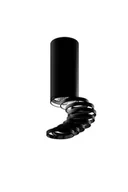 Lampy sufitowe - Candellux Lighting czarna lampa sufitowa TUBA 2282732 lampa natynkowa czarny walec z ruchomymi pierścieniami 2282732 - miniaturka - grafika 1