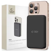 Powerbanki - Powerbank TECH-PROTECT PB24 LifeMag QI2 MagSafe 10000 mAh 15W Czarny - miniaturka - grafika 1