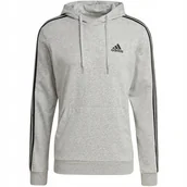 Bluzy męskie - Bluza męska adidas Essentials Hoodie szara GK9080-S - miniaturka - grafika 1