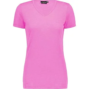 CMP Koszulka lniana z ochroną UPF 40 T-shirt damski - Koszulki i topy damskie - miniaturka - grafika 1