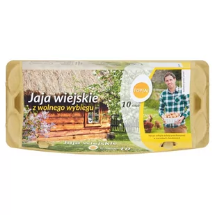 Top Jaj Jaja wiejskie z wolnego wybiegu L 10 sztuk - Jaja - miniaturka - grafika 1