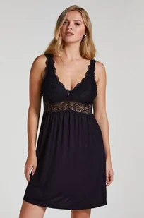Hunkemöller Halka Jersey Nova Czarny - Bielizna nocna - miniaturka - grafika 1