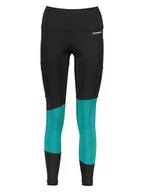 Spodnie sportowe damskie - O´NEILL Legginsy funkcyjne w kolorze czarno-turkusowym - miniaturka - grafika 1