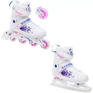 Rolki - Rolki Łyżwy Regulowane 2w1 Raven Meia 28-32 - miniaturka - grafika 1