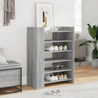 Szafki na buty - vidaXL Szafka na buty szara sonoma 74,5x37,5x100 cm Materiał drewnopochodny - miniaturka - grafika 1