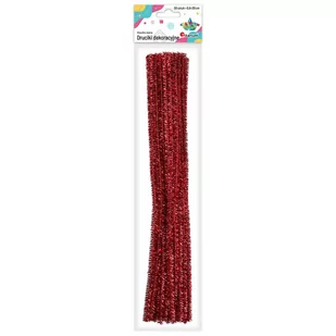 Druciki Kreatywne Metalizowane 30Szt 30Cm Titanum Czerwony - Dekoratorstwo - miniaturka - grafika 1