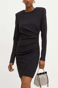 Silvian Heach sukienka OLEMIA kolor czarny mini dopasowana GPA24041VE - Sukienki - miniaturka - grafika 1