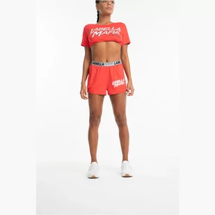Spodenki krótkie damskie LABELLAMAFIA SHORTS SWEAT RED - Spodenki damskie - miniaturka - grafika 1
