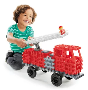 Little Tikes klocki Waffle Blocks Vehicle- Fire Truck - Klocki - miniaturka - grafika 1