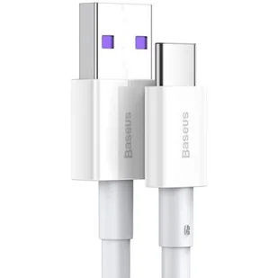 Baseus Kabel USB do USB-C Superior Series, 66W, 1m (biały) - Kable USB - miniaturka - grafika 1