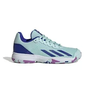 Sneakersy damskie - Dziecięce Sneakersy ADIDAS COURTFLASH K IF9105 – Turkusowy - miniaturka - grafika 1