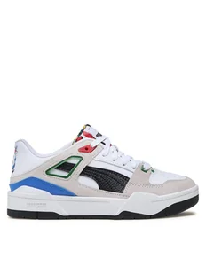 Puma Sneakersy Slipstream Trash Talk Jr 394357 01 Biały - Buty dla dziewczynek - miniaturka - grafika 1