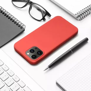 Etui futerał SILICONE do Apple iPhone 15 Pro brzoskwiniowy - Pozostałe akcesoria do telefonów - miniaturka - grafika 7