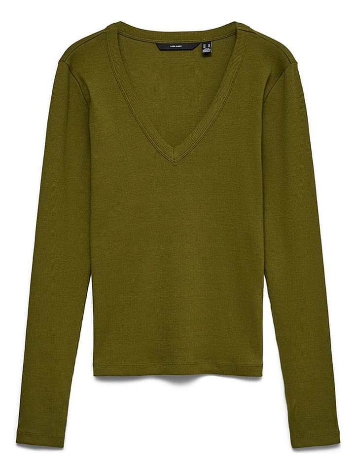 Vero Moda Koszulka w kolorze oliwkowym