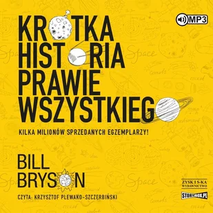 Cd Mp3 Krótka Historia Prawie Wszystkiego Bill Bryson - Audiobooki - literatura piękna - miniaturka - grafika 1