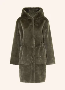 Beaumont Płaszcz Ze Sztucznego Futra Maya gruen - Płaszcze damskie - miniaturka - grafika 1