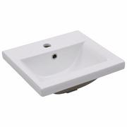 Umywalki - vidaXL Umywalka wpuszczana, 42 x 39 x 18 cm, ceramiczna, biała - miniaturka - grafika 1