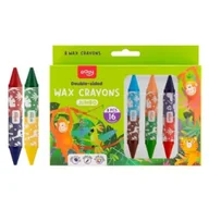 Kredki, ołówki, pastele i pisaki - Easy Stationery Kredki świecowe 16 kolorów EASY - miniaturka - grafika 1