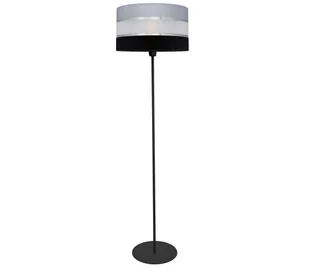 Lampa podłogowa HELEN 1xE27/60W/230V czarny/szary/srebrny - Lampy stojące - miniaturka - grafika 1